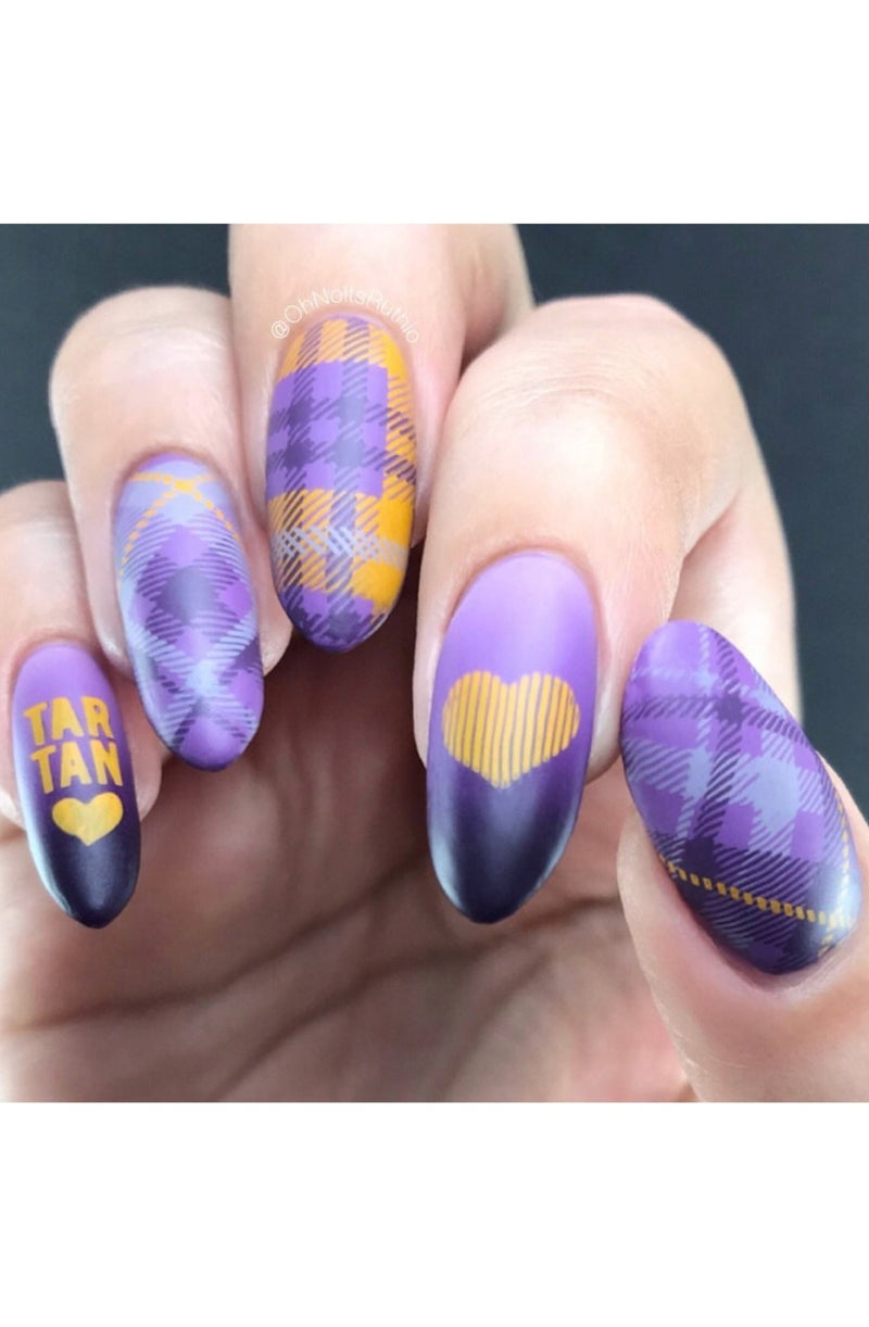 Pretty In Plaid-02 - Cordoza Nail Supply