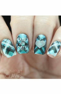 Pretty In Plaid-02 - Cordoza Nail Supply