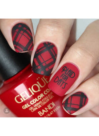 Pretty In Plaid-02 - Cordoza Nail Supply