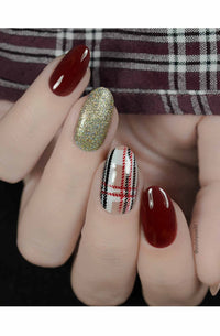 Pretty In Plaid-02 - Cordoza Nail Supply