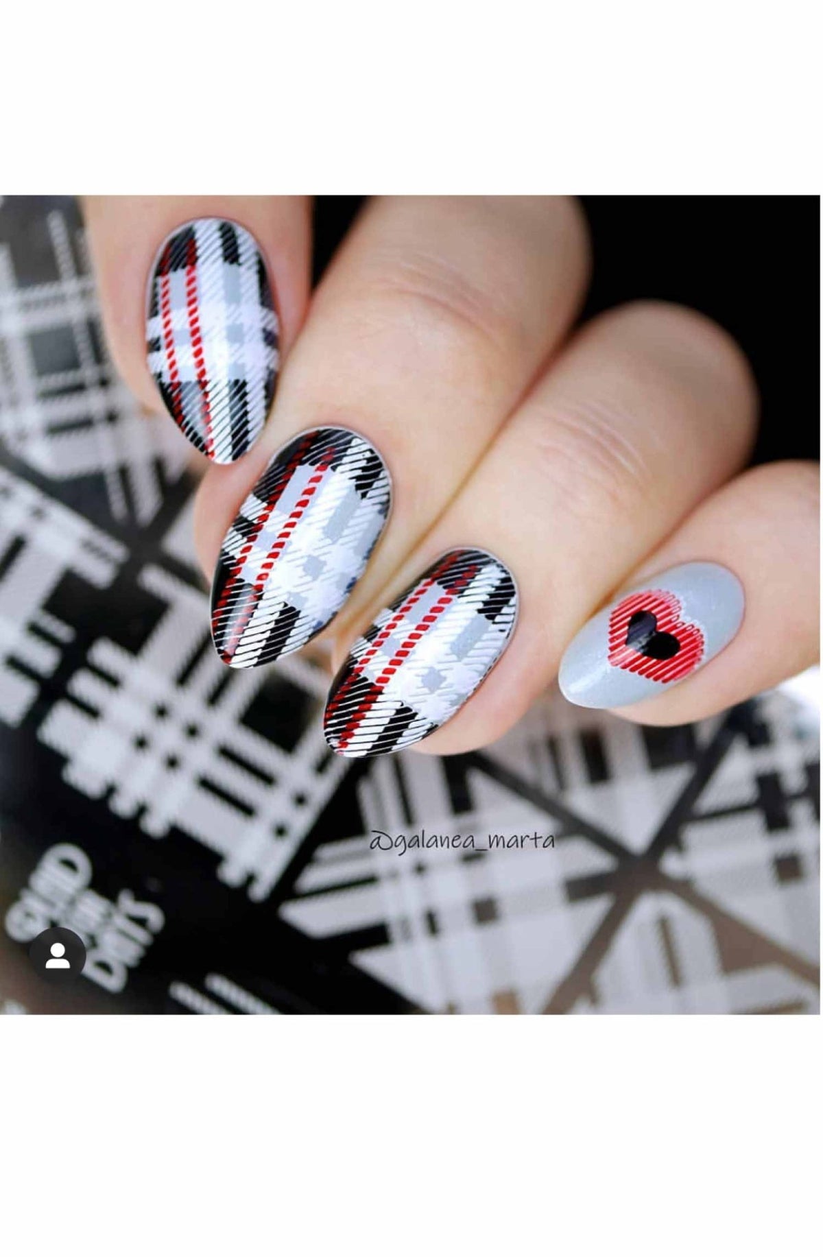 Pretty In Plaid-02 - Cordoza Nail Supply