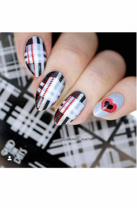 Pretty In Plaid-02 - Cordoza Nail Supply