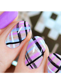 Pretty In Plaid-03 - Cordoza Nail Supply