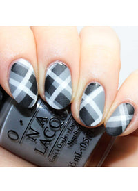Pretty In Plaid-03 - Cordoza Nail Supply