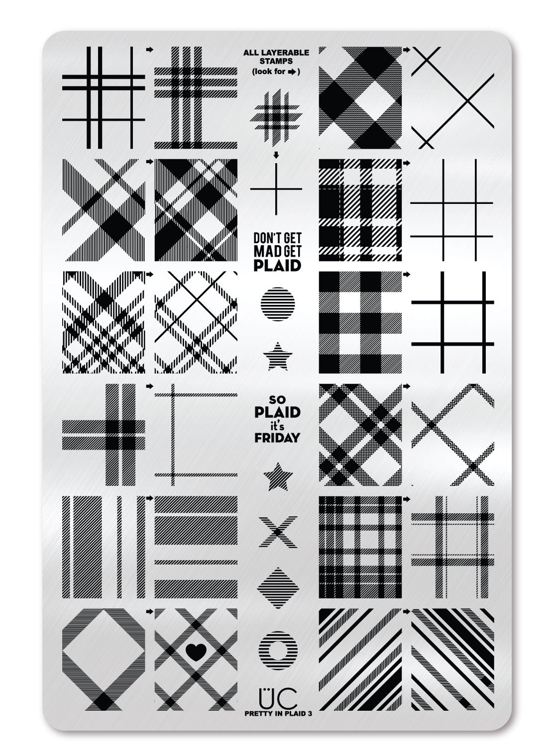 Pretty In Plaid-03 - Cordoza Nail Supply