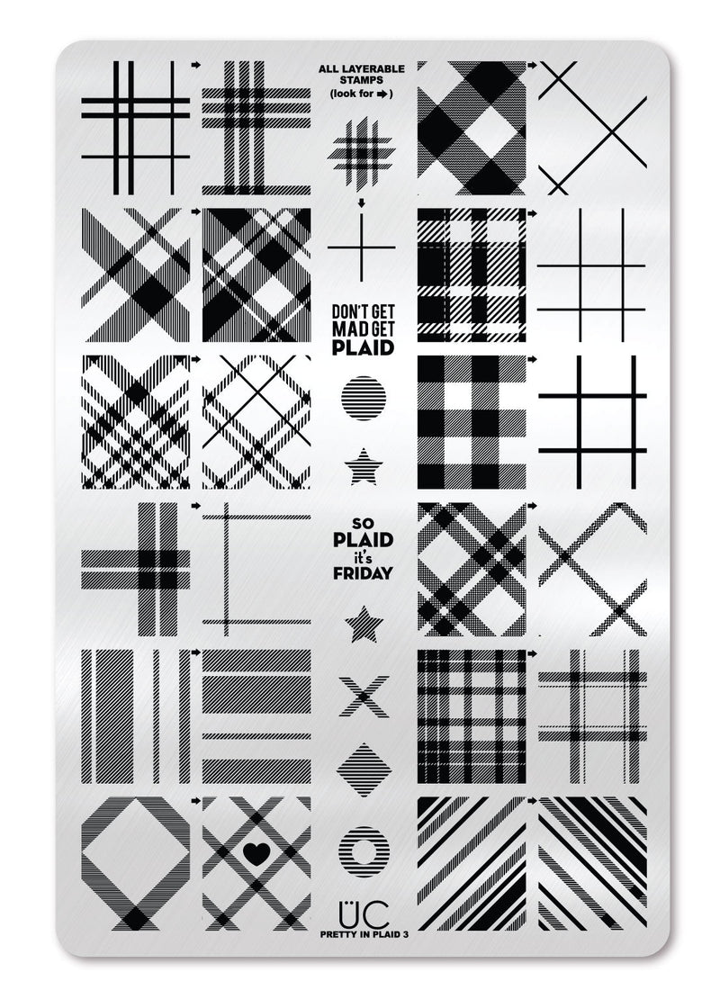 Pretty In Plaid-03 - Cordoza Nail Supply