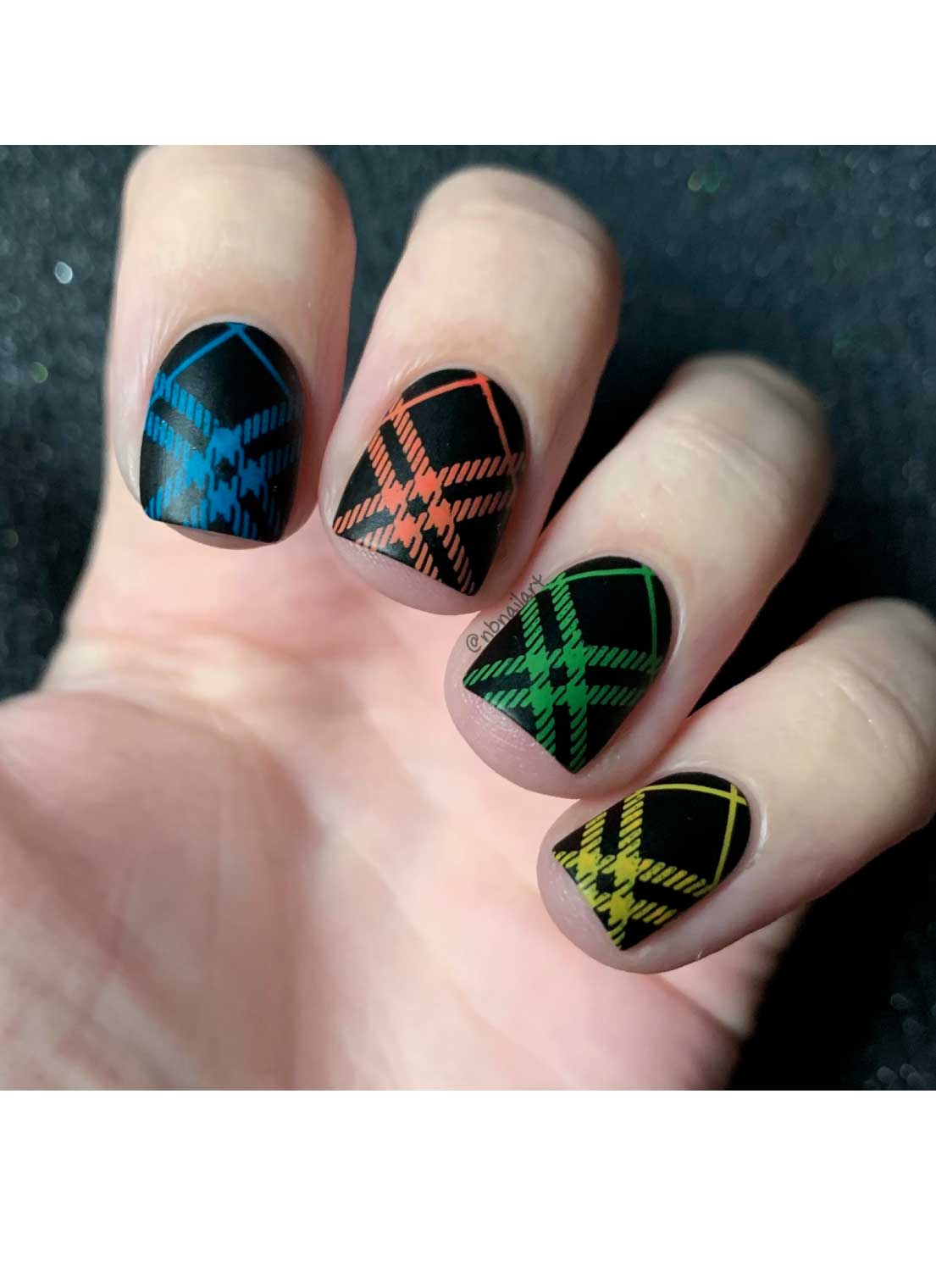 Pretty In Plaid-03 - Cordoza Nail Supply