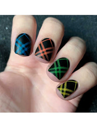 Pretty In Plaid-03 - Cordoza Nail Supply