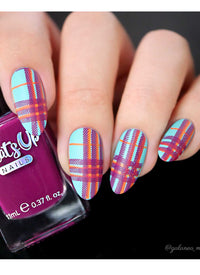 Pretty In Plaid-03 - Cordoza Nail Supply