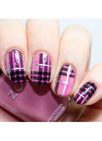 Pretty In Plaid-03 - Cordoza Nail Supply