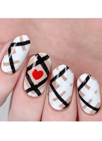Pretty In Plaid-03 - Cordoza Nail Supply