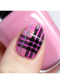 Pretty In Plaid-03 - Cordoza Nail Supply