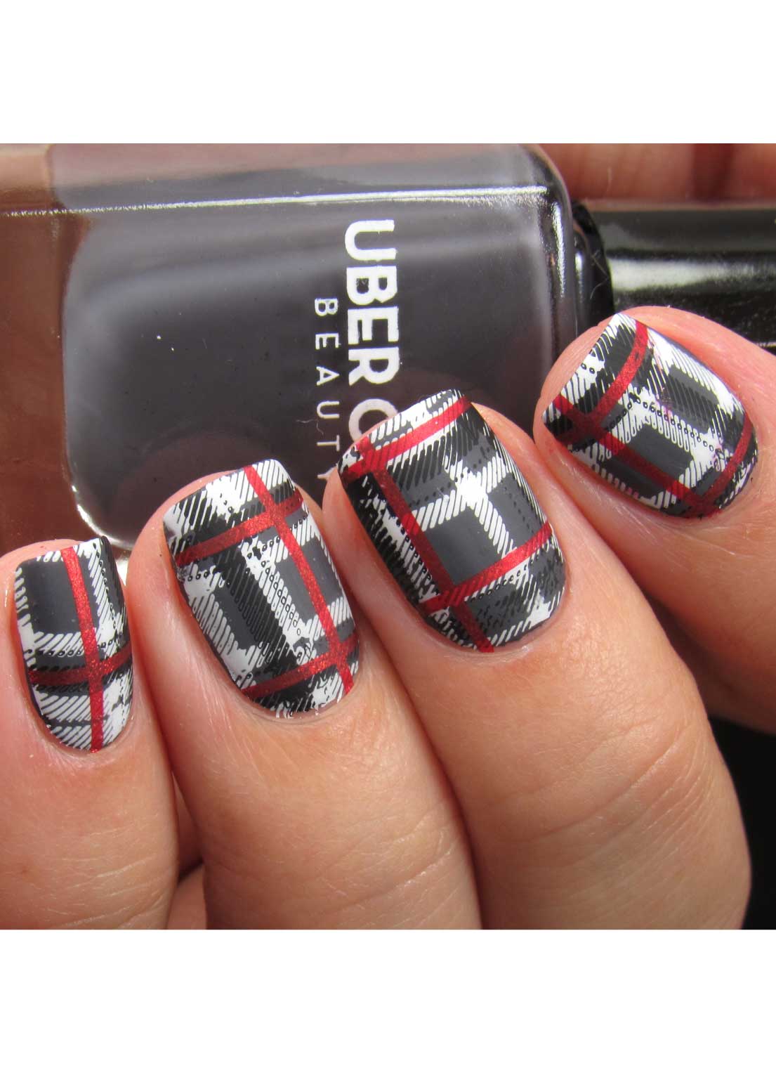 Pretty In Plaid-03 - Cordoza Nail Supply