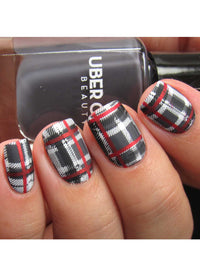 Pretty In Plaid-03 - Cordoza Nail Supply