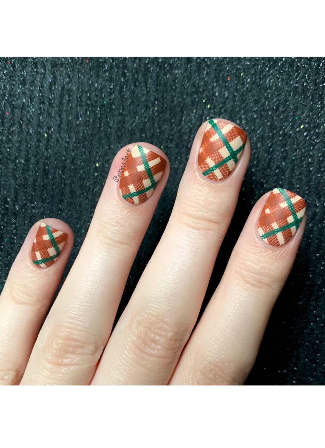 Pretty In Plaid-03 - Cordoza Nail Supply