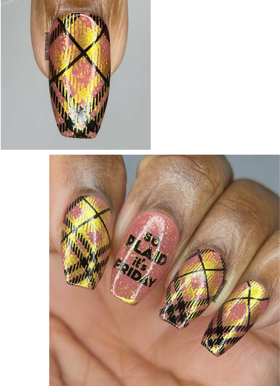 Pretty In Plaid-03 - Cordoza Nail Supply
