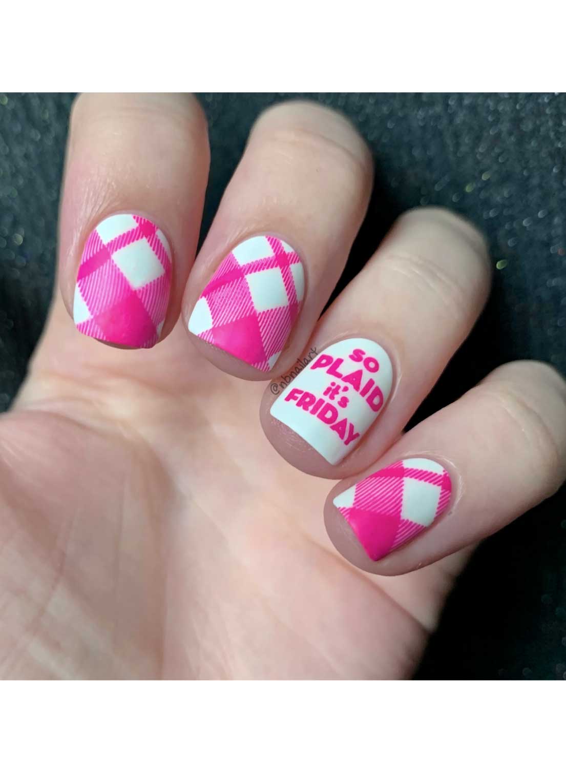 Pretty In Plaid-03 - Cordoza Nail Supply