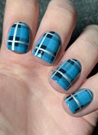 Pretty In Plaid-03 - Cordoza Nail Supply