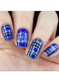 Pretty In Plaid-03 - Cordoza Nail Supply