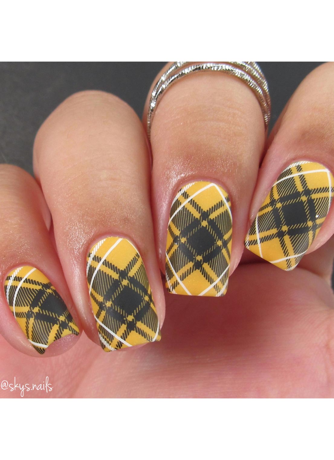 Pretty In Plaid-04 - Cordoza Nail Supply
