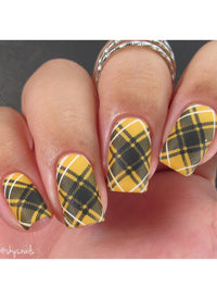 Pretty In Plaid-04 - Cordoza Nail Supply