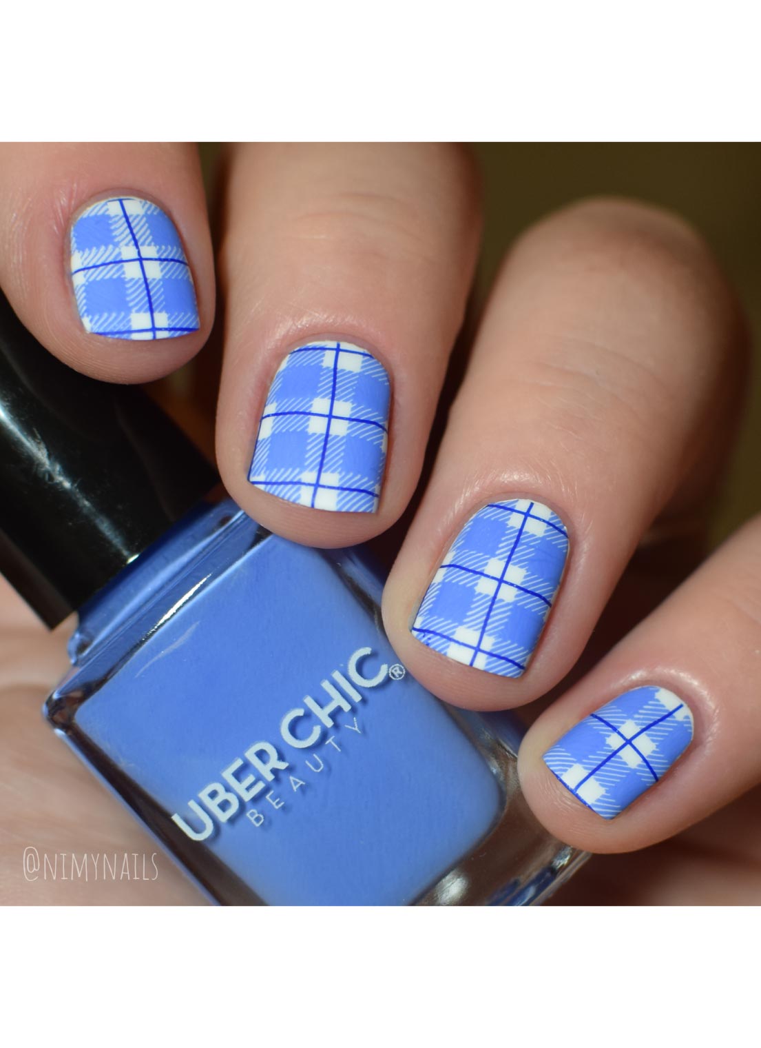 Pretty In Plaid-04 - Cordoza Nail Supply