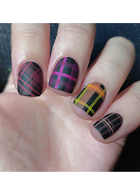 Pretty In Plaid-04 - Cordoza Nail Supply