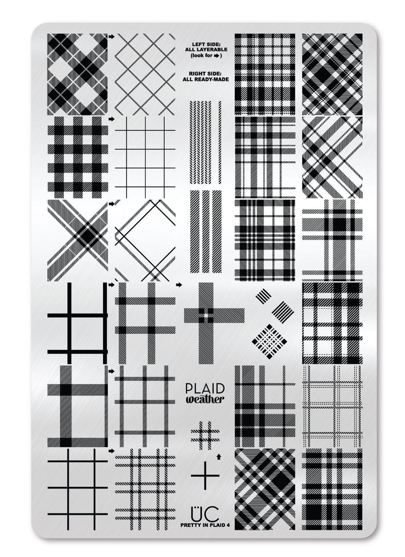 Pretty In Plaid-04 - Cordoza Nail Supply