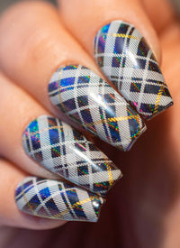 Pretty In Plaid-04 - Cordoza Nail Supply