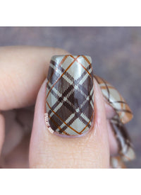 Pretty In Plaid-04 - Cordoza Nail Supply