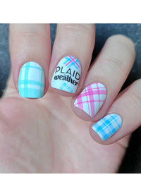 Pretty In Plaid-04 - Cordoza Nail Supply