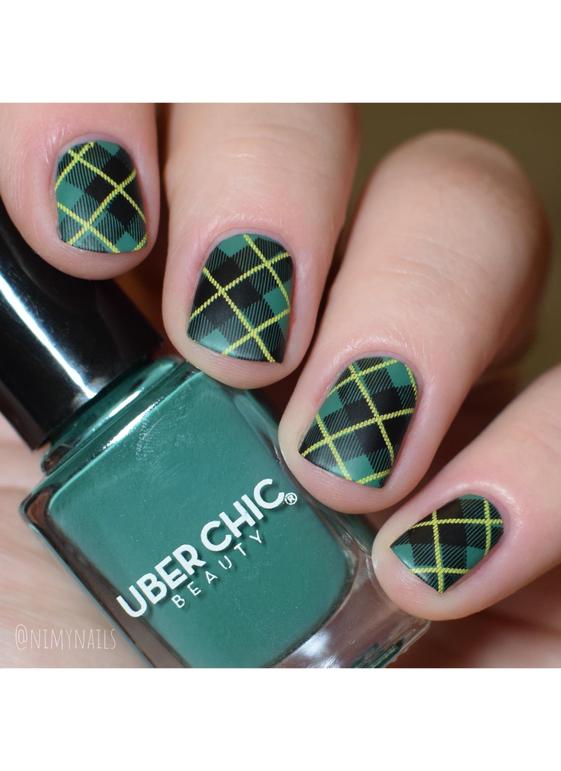 Pretty In Plaid-04 - Cordoza Nail Supply