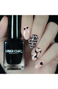 Pure Black - Stamping Polish - Cordoza Nail Supply