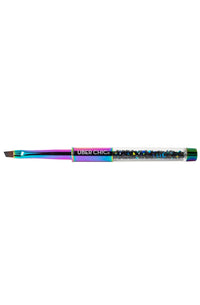 Rainbow Angled Clean Up Brush - Cordoza Nail Supply