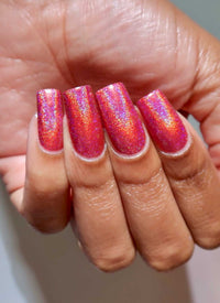 Red-y For My Closeup - Holographic Polish - Cordoza Nail Supply