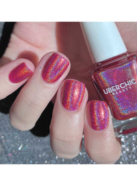 Red-y For My Closeup - Holographic Polish - Cordoza Nail Supply