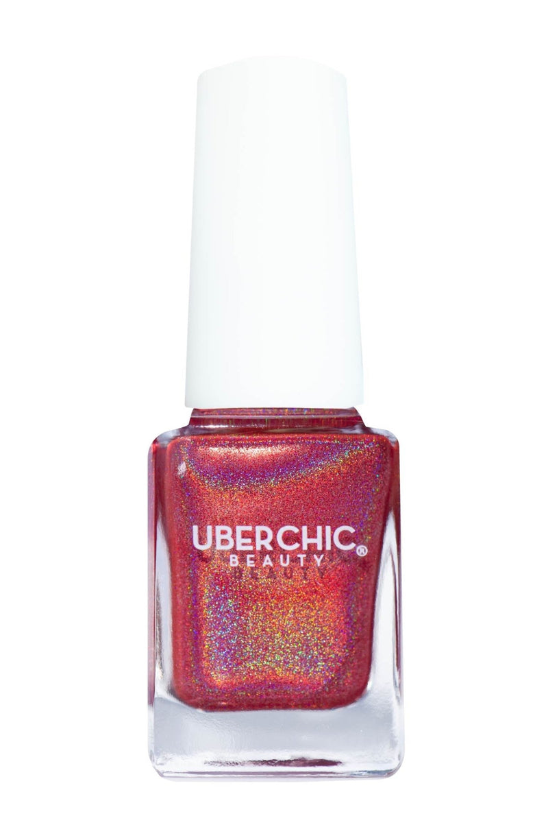 Red-y For My Closeup - Holographic Polish - Cordoza Nail Supply