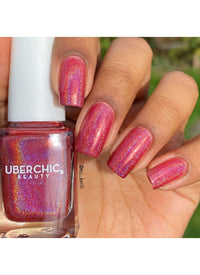 Red-y For My Closeup - Holographic Polish - Cordoza Nail Supply
