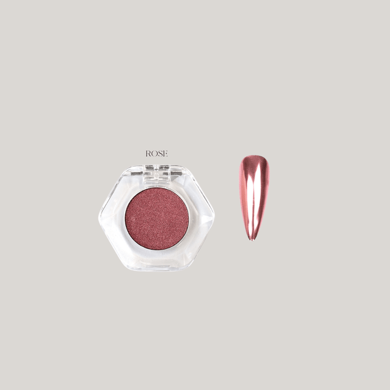 Rose - CNS Pressed Chrome Pigments - Cordoza Nail Supply