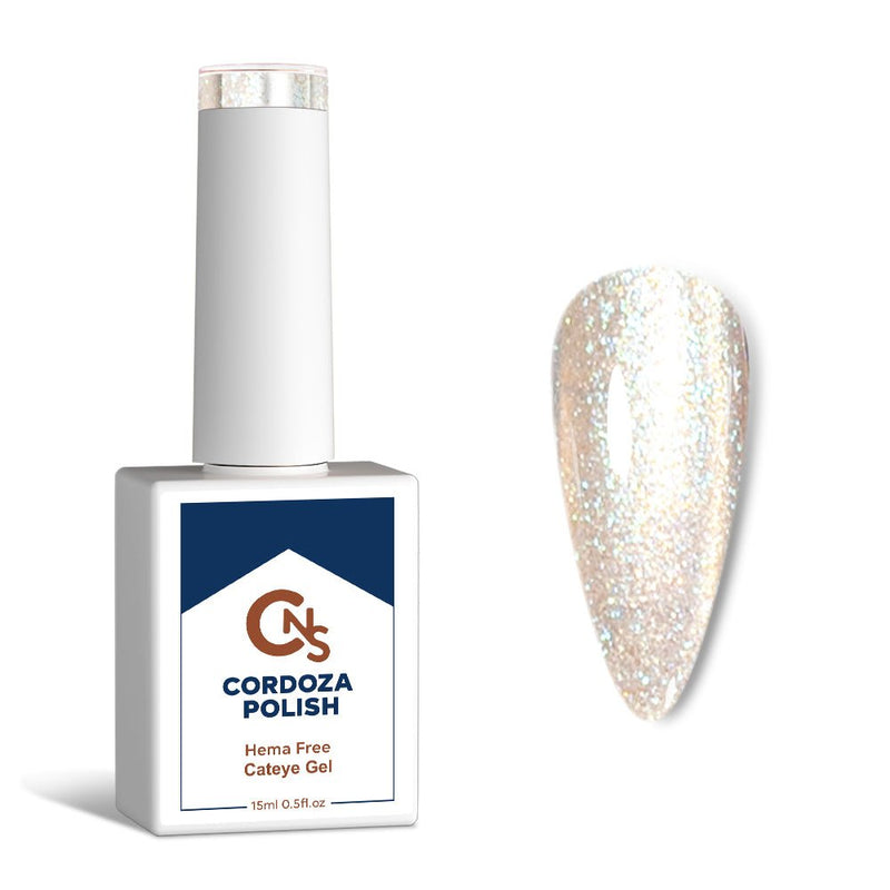 Rose Frost - CNS Hema Free Cateye Gel Polish - Cordoza Nail Supply