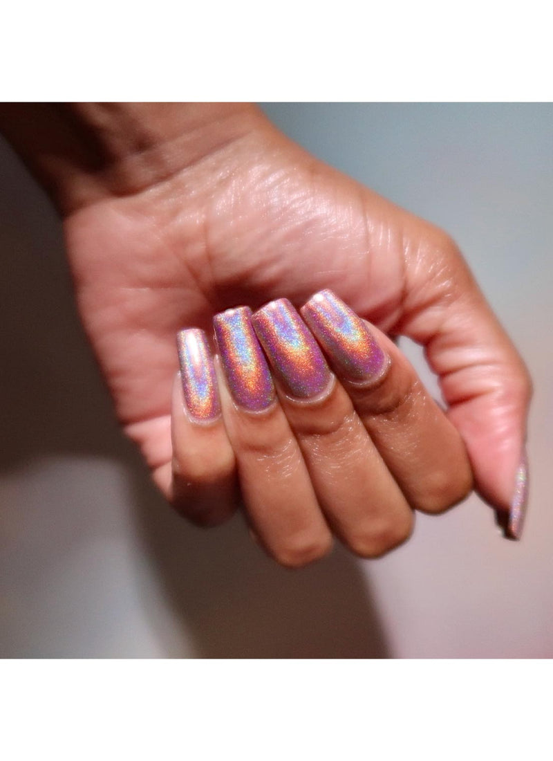 Rose Gold - Holographic Polish - Cordoza Nail Supply
