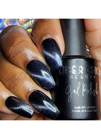 Sapphire Moon- Holo Cats Eye Gel Polish - Cordoza Nail Supply