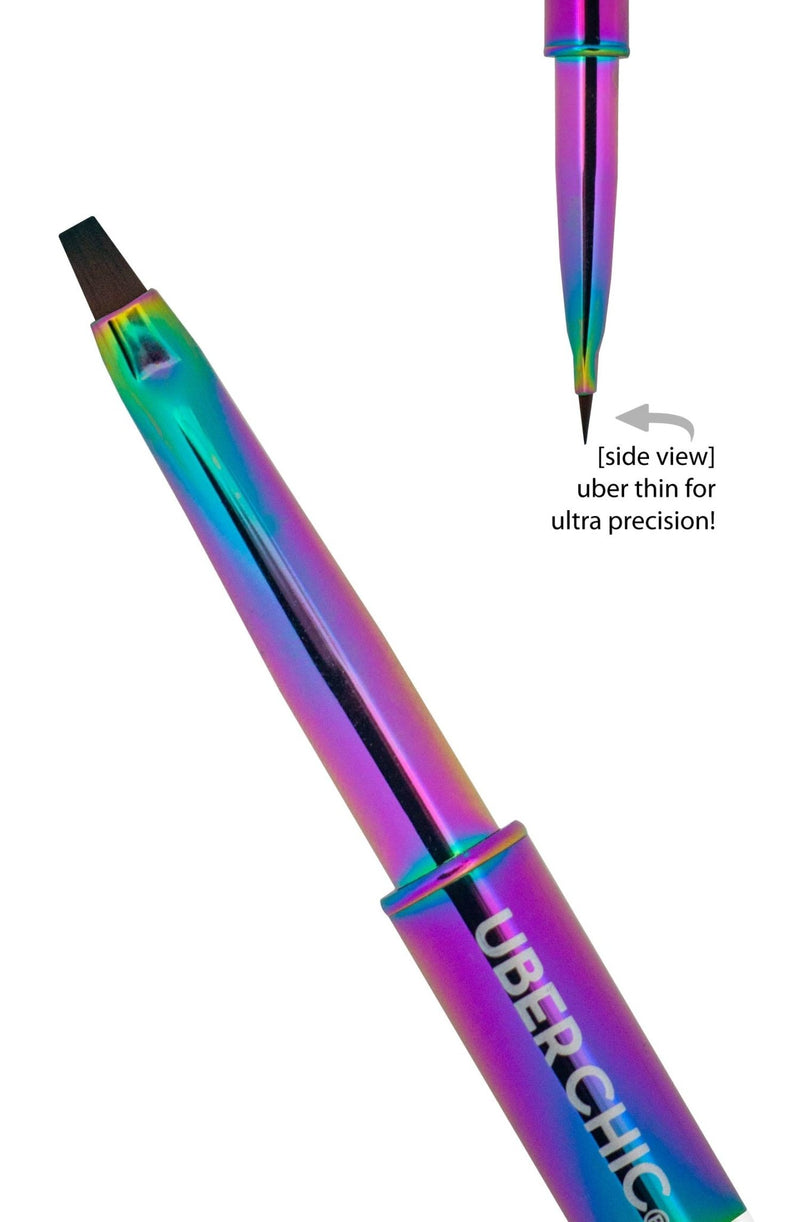 Small Clean Up Brush - Rainbow - Cordoza Nail Supply