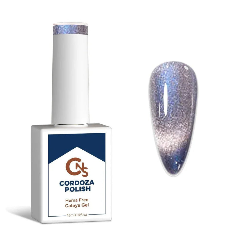 Smoke Magnet - CNS Hema Free Aurora Cateye Gel Polish - Cordoza Nail Supply