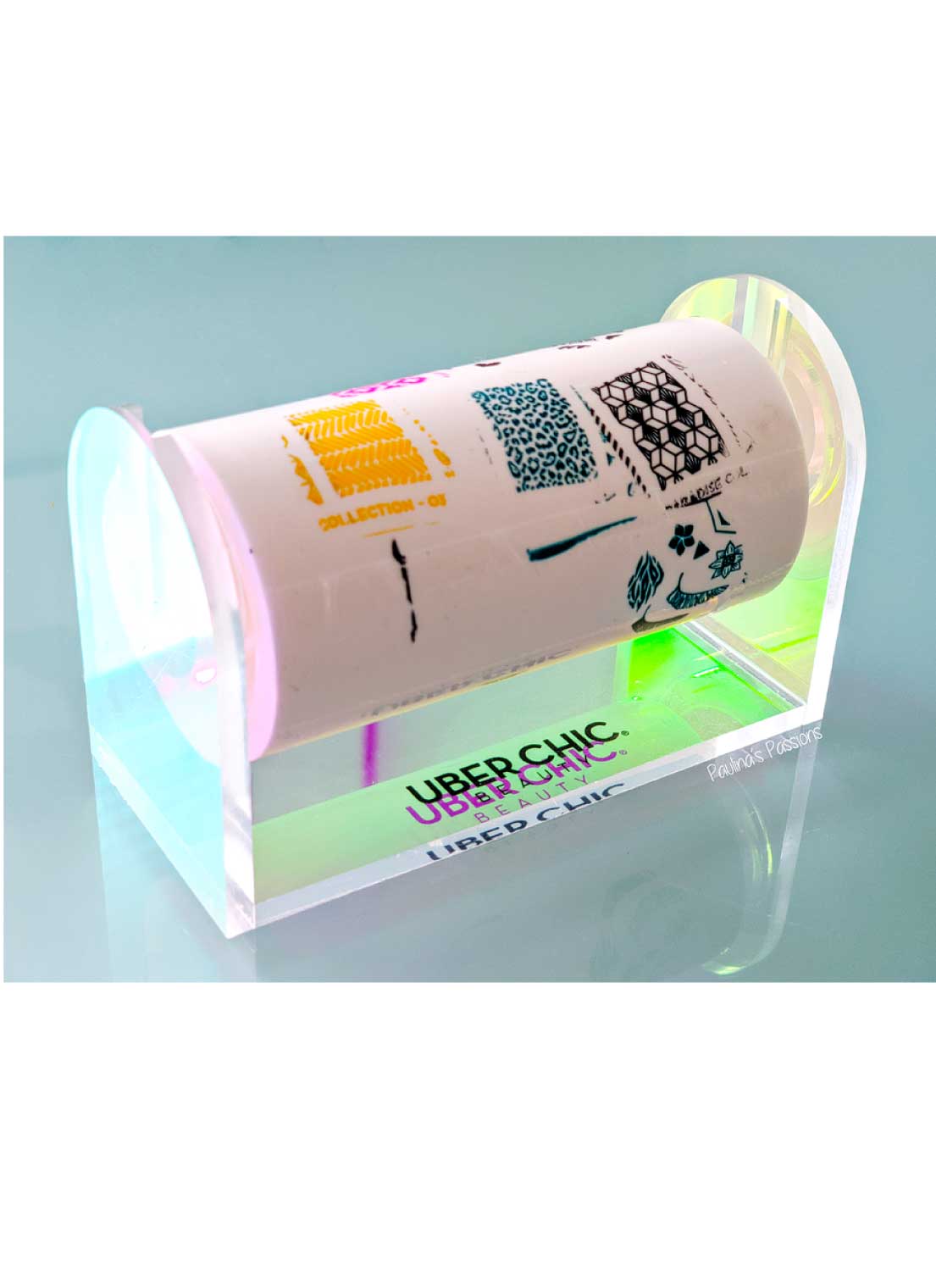 Sticky Roll Iridescent Acrylic Holder - Cordoza Nail Supply