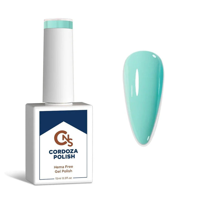 Teal Rush - CNS Hema Free Gel Polish - Cordoza Nail Supply