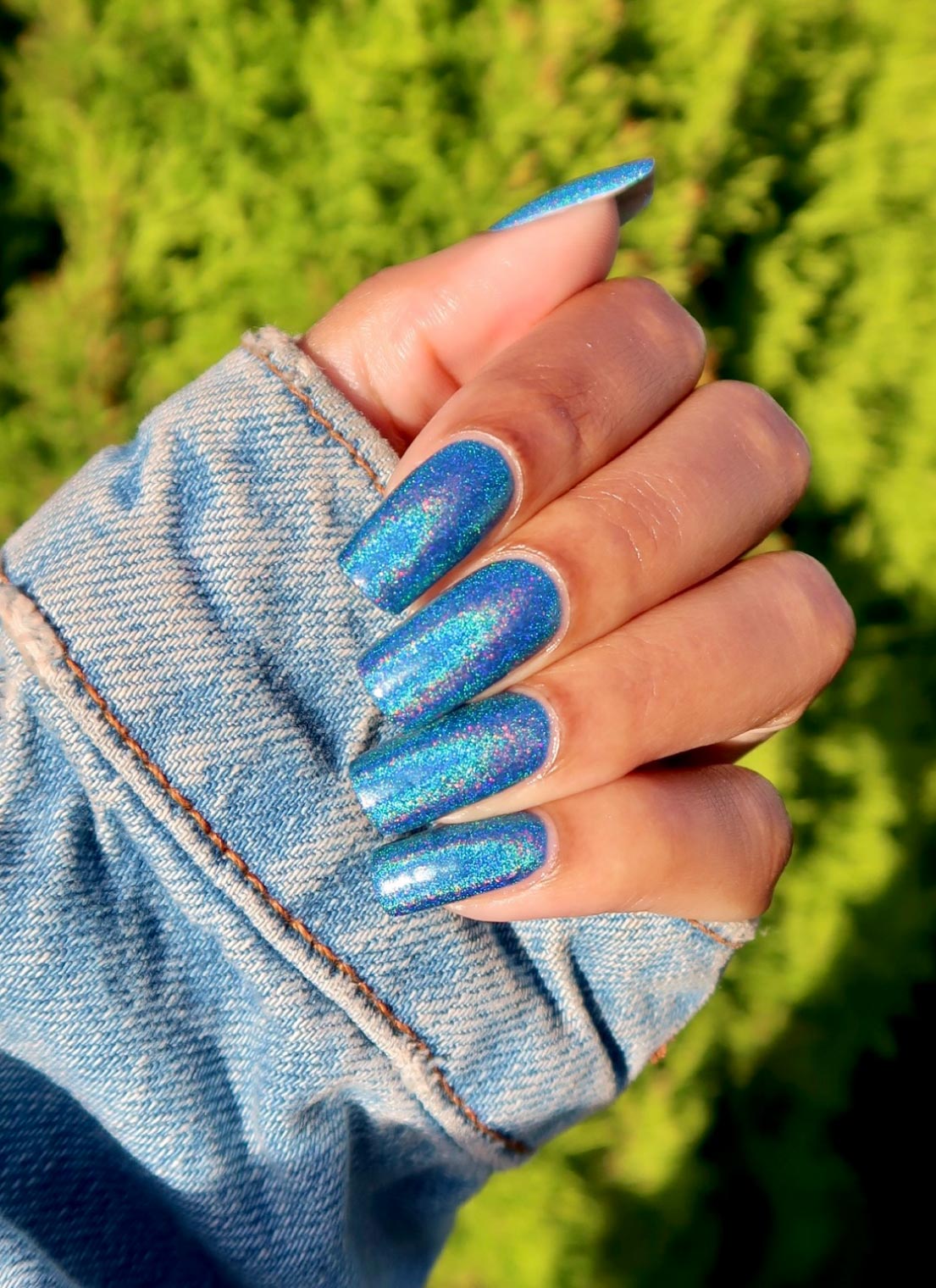 Teal We Meet Again - Holographic Polish - Cordoza Nail Supply