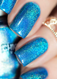 Teal We Meet Again - Holographic Polish - Cordoza Nail Supply