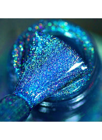 Teal We Meet Again - Holographic Polish - Cordoza Nail Supply