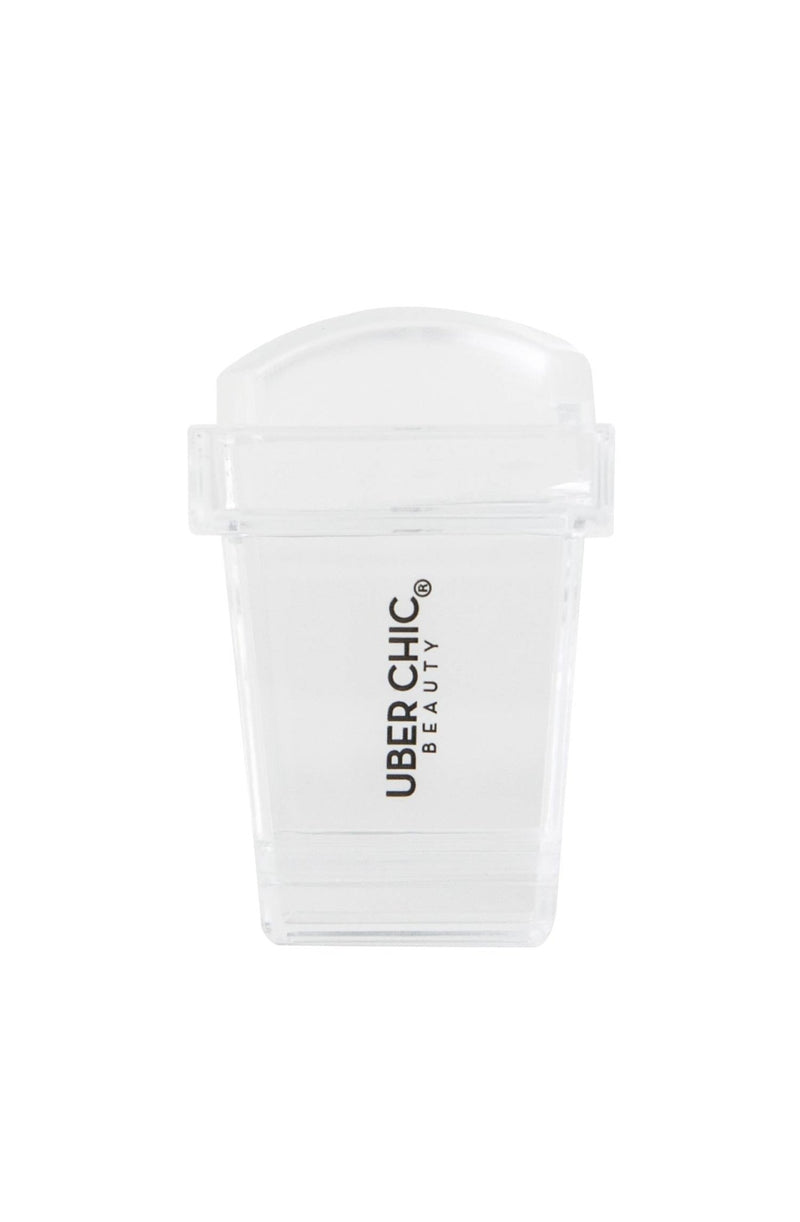 The Rocker: Clear Tall Rectangular Stamper - Cordoza Nail Supply
